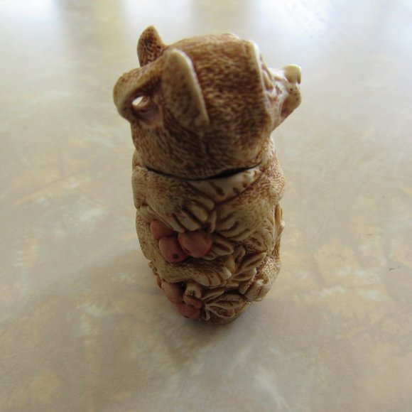 Vintage Harmony Kingdom Bear Pendant Screw On Top - Picture 3 of 6